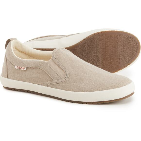 Taos Dandy Hemp Vegan Slip On Canvas Sneakers 9 - Picture 1 of 13